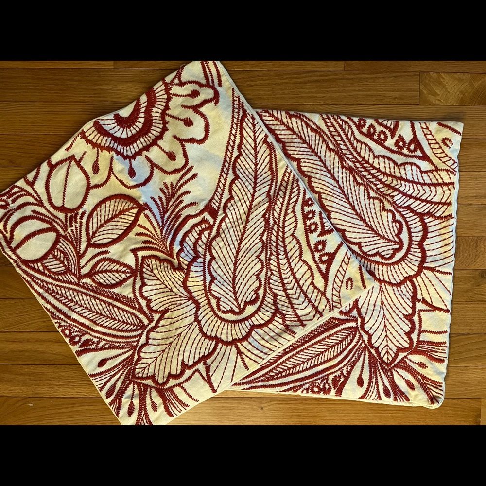 Pottery Barn 20x20 pillowshams